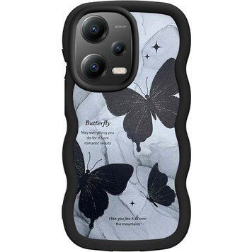 Чехол TPU Cloudy Pictures для Xiaomi Poco X5 5G / Redmi Note 12 5G Butterflies 555-01232 фото