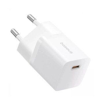 Сетевое зарядное устройство Baseus GaN5 Fast Charger (mini) 1C 25W EU Moon White P10110909213-00 фото