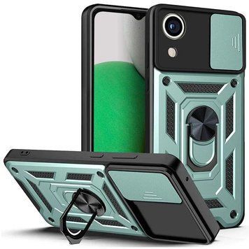 Ударопрочный чехол Camshield Serge Ring для Samsung Galaxy A03 Core Green 777-04635 фото