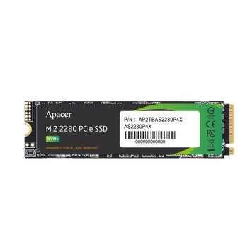 Накопитель SSD M.2 Apacer AS2280P4X 1TB 2280 PCIe 3.0x4 NVMe 3D NAND Read/Write: 2100/1700 MB/sec AP1TBAS2280P4X-1 фото