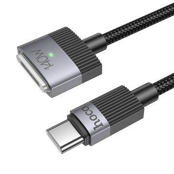 Кабель HOCO U141 Magnetic charging cable Type-C to Mag3 Black 6942007642088 фото