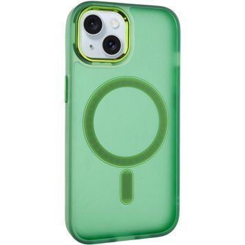 Чехол TPU+PC Lily with MagSafe для Apple iPhone 13 (6.1") Army Green 214-03626 фото