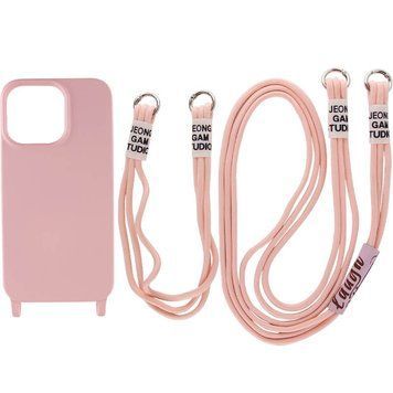 Чехол TPU two straps California для iPhone 13 Pro Pink Sand 208-05645 фото