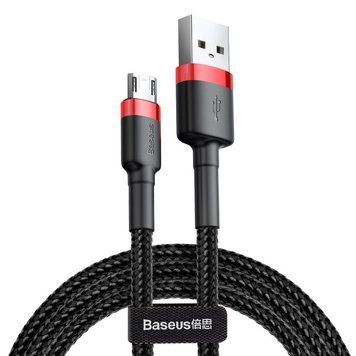 Кабель Baseus cafule Cable USB For Micro 2A 3m Red+Black CAMKLF-H91 фото