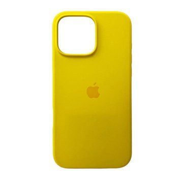 Силиконовый чехол для iPhone 16 Pro Sunny Yellow 666-01225 фото