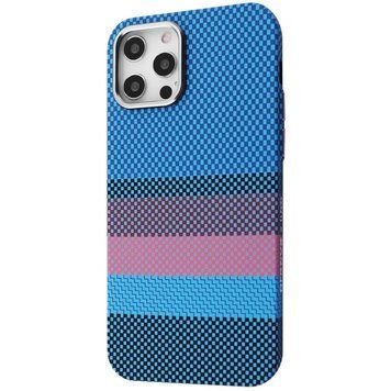 Чехол Proove Gleam Case with Magnetic Ring iPhone 12 Pro Max Blue Borders 656-04680 фото