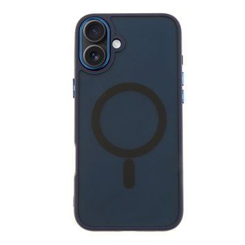 Чехол Space Magnetic Color з Magsafe для iPhone 16 Plus Синий 214-03104 фото