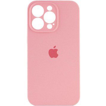 Силиконовый чехол с закрытой камерой для iPhone 15 Pro Grapefruit 666-01067 фото