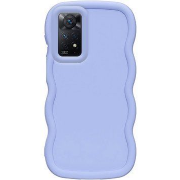 Чохол TPU Ripple для Xiaomi Redmi Note 11 Pro 4G/5G Lilac Blue 555-01136 фото