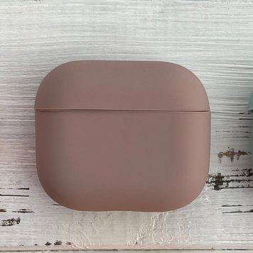 Силиконовый чехол для наушников AirPods 3 Pink Sand 203-00028 фото