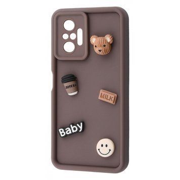 Чохол Pretty Things Case для Xiaomi Redmi Note 10 Pro Brown/Bear 777-01615 фото