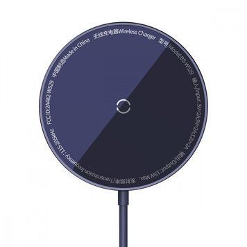 Беспроводное ЗУ Baseus Simple Mini3 Magnetic Wireless Charger 15W Purple CCJJ040205 фото