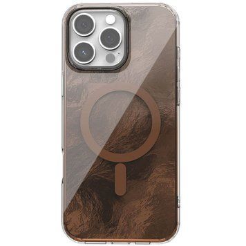 Чехол TPU Shiny Mountain (MagFit) для Apple iPhone 16 Pro (6.3") Chocolate 555-02866 фото