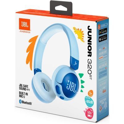 Навушники JBL JR 320BT Blue (JBLJR320BTBLU) JBLJR320BTBLU фото