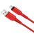 Кабель HOCO X59 USB to Micro 2.4A, 1m, nylon, TPE connectors, Red 6931474744906 фото