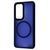 Чехол WAVE Matte Insane Case with Magnetic Ring для Samsung Galaxy S24/S25 Midnight blue 656-07749 фото