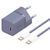 МЗП Baseus GaN5 Mini Fast Charger 30W ( Type-C ) + Кабель Type-C to Type-C 100W (1m) Purple P10110902523-00 фото
