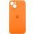 Силиконовый чехол с закрытой камерой для iPhone 14 Orange 666-00811 фото