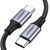 Кабель UGREEN US261 USB-C to USB-C PD Fast Charging Cable 3A Max Gray Black 1m UGR-50150 фото