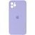 Силіконовий чохол з квадратними бортиками для iPhone 11 Pro Max Light Purple 208-00896 фото
