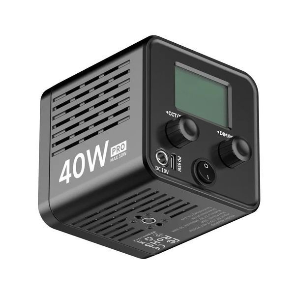 Видеосвет Ulanzi 40W Pro COB Fill Light Black (UV-L023 40WPRO) L023 фото