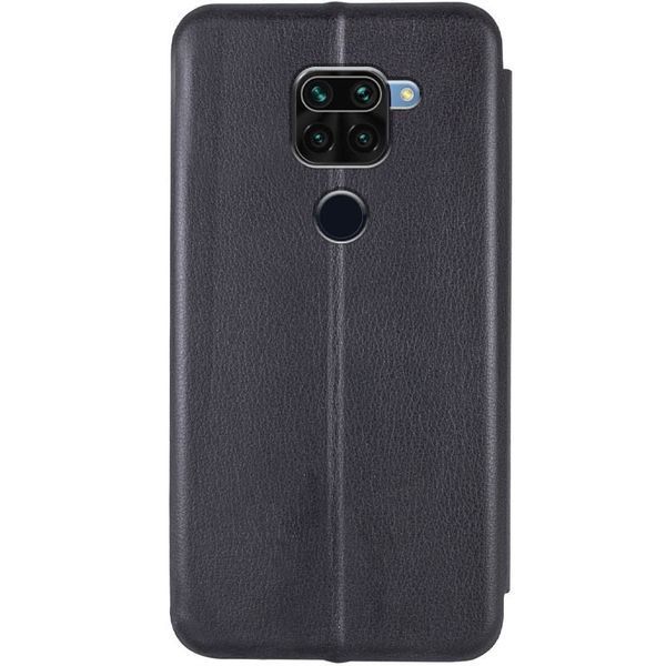 Шкіряний чохол-книжка Classy для Xiaomi Redmi Note 9 / Redmi 10X Чорний 777-03653 фото