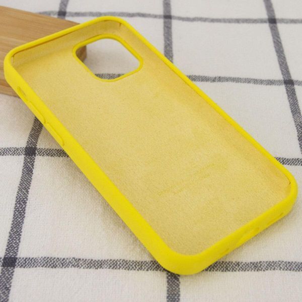 Силиконовый чехол для iPhone 15 Pro Max Sunny Yellow 666-01119 фото