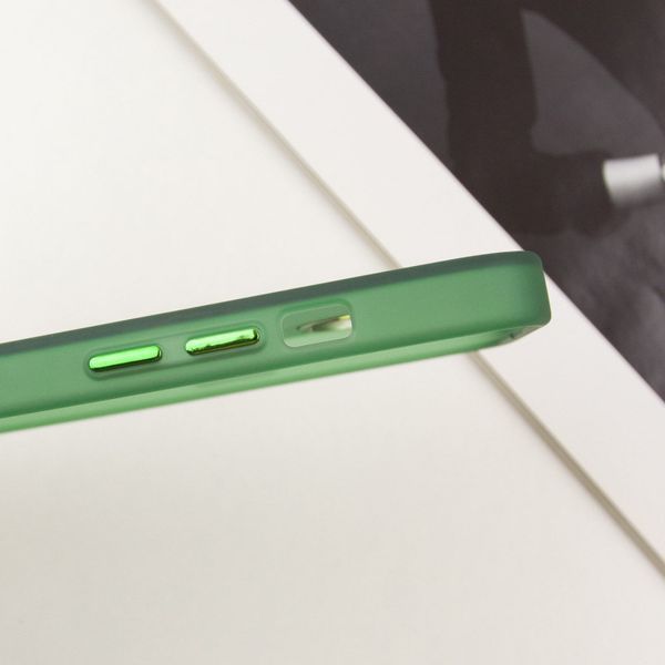 Чехол TPU+PC Lily with MagSafe для Apple iPhone 13 (6.1") Army Green 214-03626 фото