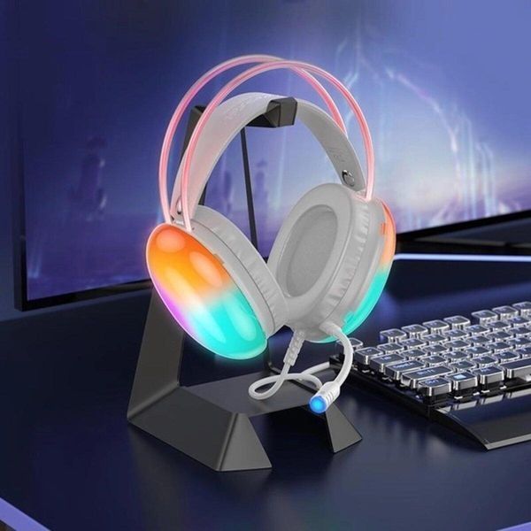 Наушники HOCO W109 Rich gaming headphones White 656-00944 фото