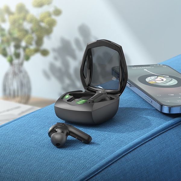 Бездротові навушники TWS HOCO EW28 Magic, gaming headset, Black 6931474785046 фото