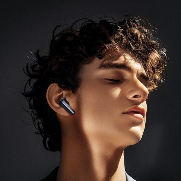 Беспроводные наушники HOCO EQ23 Plus Duke II true wireless ANC+ENC BT headset Black 656-03865 фото