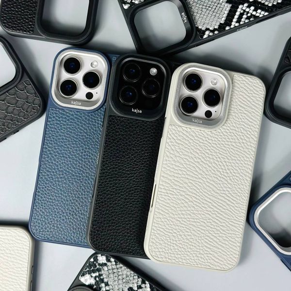 Чохол Kajsa Snake with Magsafe для iPhone 12/12 Pro Navy Blue 214-02705 фото