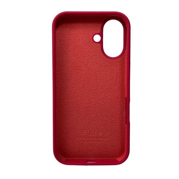 Силіконовий чохол для iPhone 16 Maroon 666-01173 фото