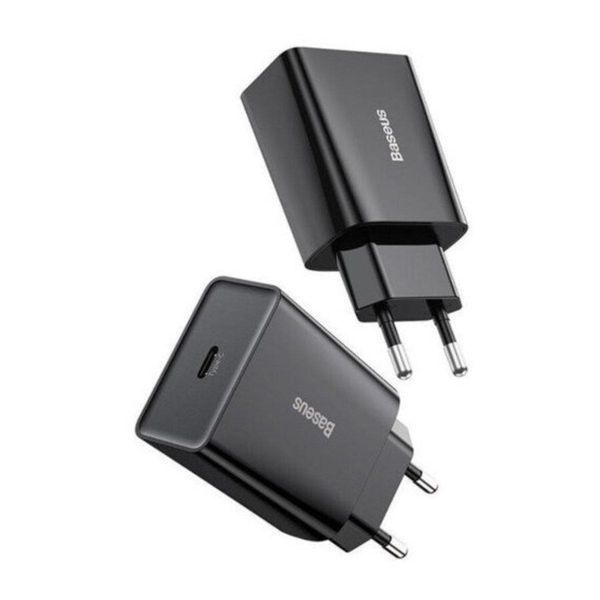 Мережевий зарядний пристрій Baseus Speed Mini Quick Charger 1C 20W EU Black 656-01305 фото