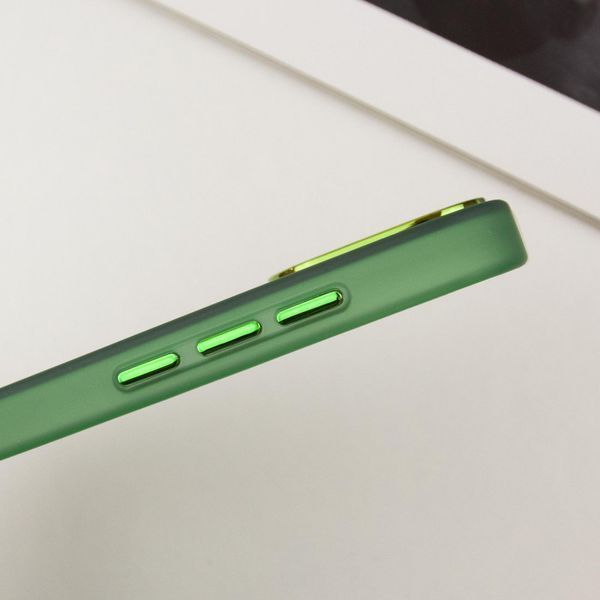 Чехол TPU+PC Lily with MagSafe для Apple iPhone 15 Pro (6.1") Army Green 214-03576 фото