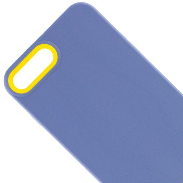 Чехол TPU+PC Bichromatic для Apple iPhone 7 plus / 8 plus (5.5") Blue / Yellow 555-03898 фото