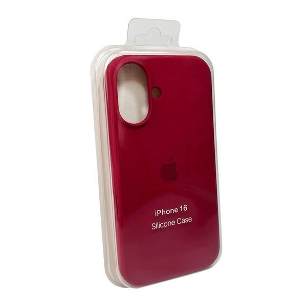 Силіконовий чохол для iPhone 16 Maroon 666-01173 фото