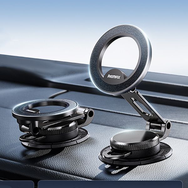 Автомобільний тримач телефону Remax RM-C42Pro Magnetic Rotary Black 201-00133 фото