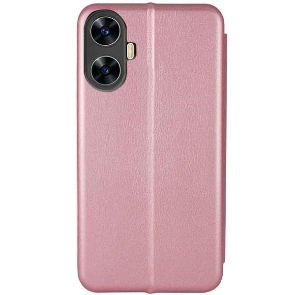 Кожаный чехол-книжка Classy для Realme C55 Rose Gold 777-05736 фото