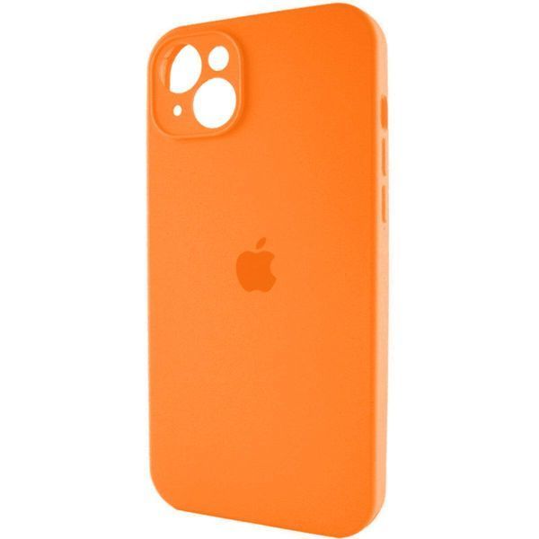 Силіконовий чохол з закритою камерою для iPhone 14 Orange 666-00811 фото