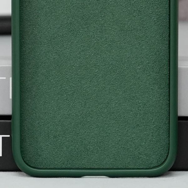 Чехол TPU+Glass Sapphire Midnight with MagSafe для Apple iPhone 15 (6.1") Forest green 656-08565 фото