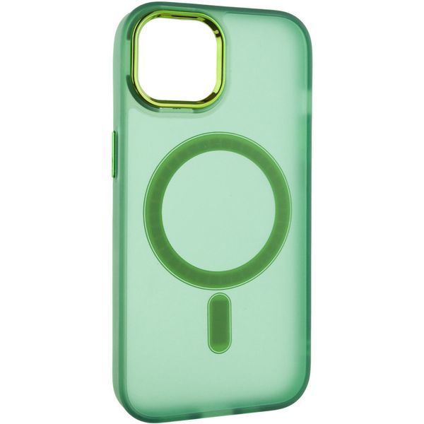 Чехол TPU+PC Lily with MagSafe для Apple iPhone 13 (6.1") Army Green 214-03626 фото