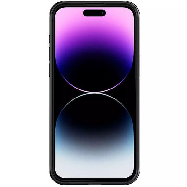 Карбонова накладка Nillkin CamShield Pro для Apple iPhone 15 Pro (6.1") Black 777-08129 фото