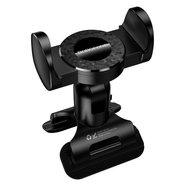 Автотримач для телефона BOROFONE BH142 Support pull clip car holder (center console) Black 6941991126383 фото