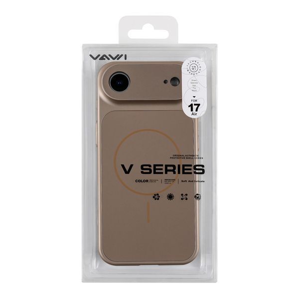 Чохол AG-Glass Lens Protection with Magsafe для iPhone 17 Air Gold 555-04398 фото