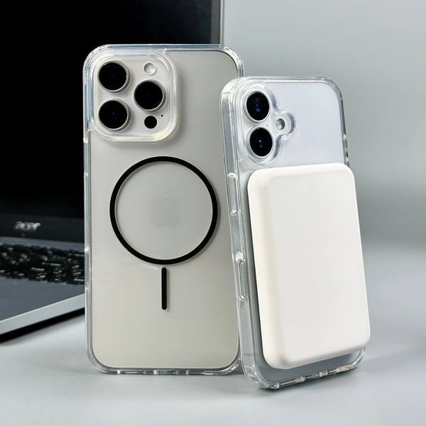 Прозрачный чехол NEW Clear Case with MagSafe для iPhone 14 Pro Max White 214-02818 фото