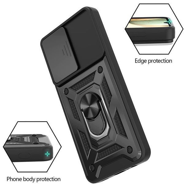 Ударостійкий чохол Camshield Serge Ring для Samsung Galaxy M33 5G Black 777-04584 фото