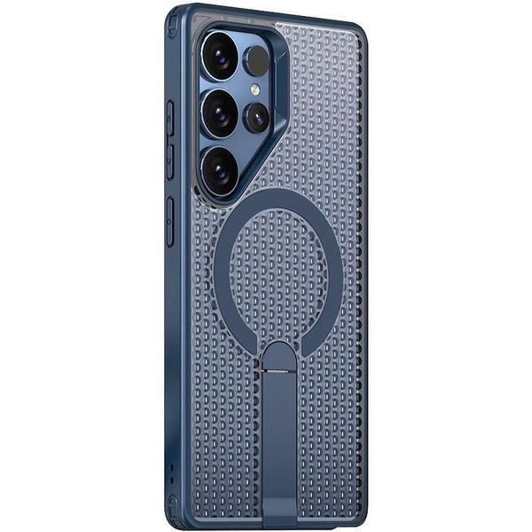 Чохол TPU Breeze with MagSafe stand для Samsung Galaxy S25 Ultra Blue 777-08702 фото