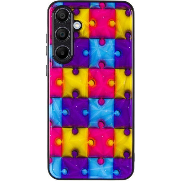 Чехол TPU+PC Prisma Fluffie для Samsung Galaxy A55 Puzzle 777-04131 фото