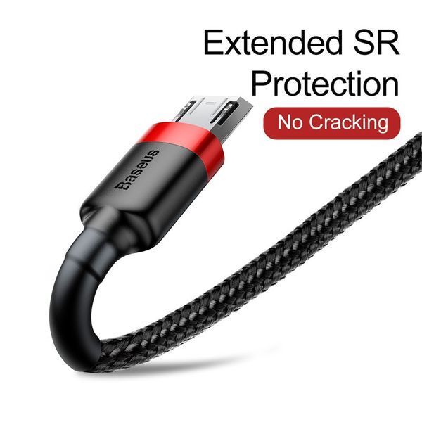 Кабель Baseus cafule Cable USB For Micro 2A 3m Red+Black CAMKLF-H91 фото